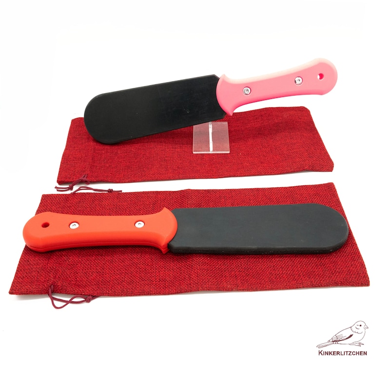 Heavy Rubber Spanking Paddle • 10mm Thick • Vegan BDSM Impact Toy ...