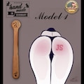 Branding Paddle Personalised Raised Letters Paw BDSM