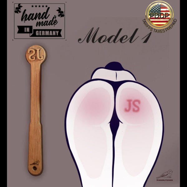 Pagaie de marque lettres en relief personnalisées patte BDSM