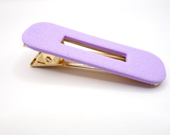 Barrette à cheveux lilas, pince à cheveux violette, accessoire pour cheveux, idée cadeau fête des mères petit budget, pince crocodile femme