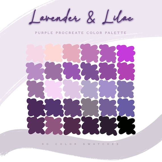 Deep Lilac Water Digital Color Palette Graphic by Gen Aumonier · Creative  Fabrica