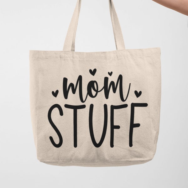 Mom Stuff SVG, Png, Mom Life SVG, Tote Bag Png, Mom SVG, Mom Quotes Svg, Funny Tote Bag Svg, Commercieel gebruik