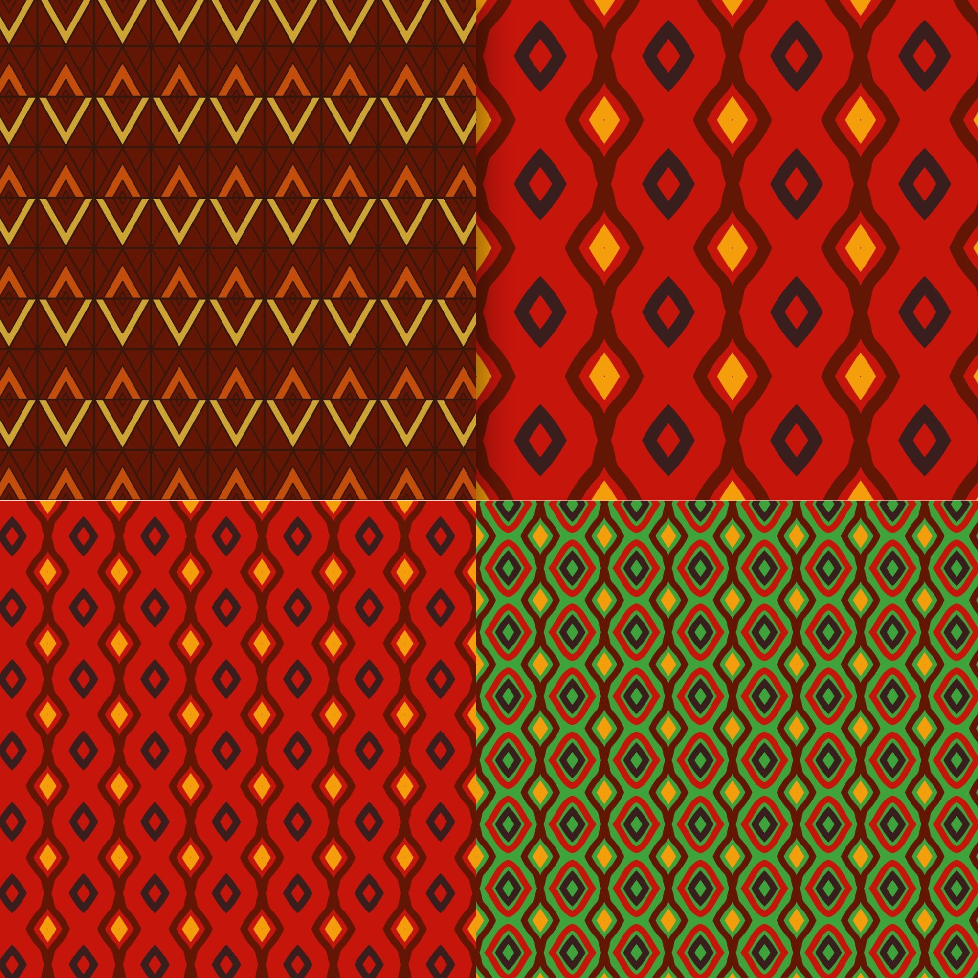 African Pattern Paper African Digital Paper, African Background Paper, African Scrapbook ...
