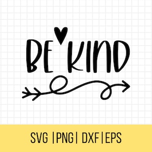 Sii gentile SVG, gentilezza Svg, Inspirational SVG, citazione positiva Svg, citazione motivazionale Svg, salute mentale Svg