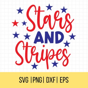 Stars and Stripes Svg, Amerikaanse Svg, Memorial Day Svg, patriottische Svg, 4 juli Svg, USA Svg, commercieel gebruik