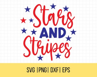 Stars and Stripes Svg, American Svg, Memorial Day Svg, Patriotic Svg, July 4th Svg, USA Svg, Commercial Use