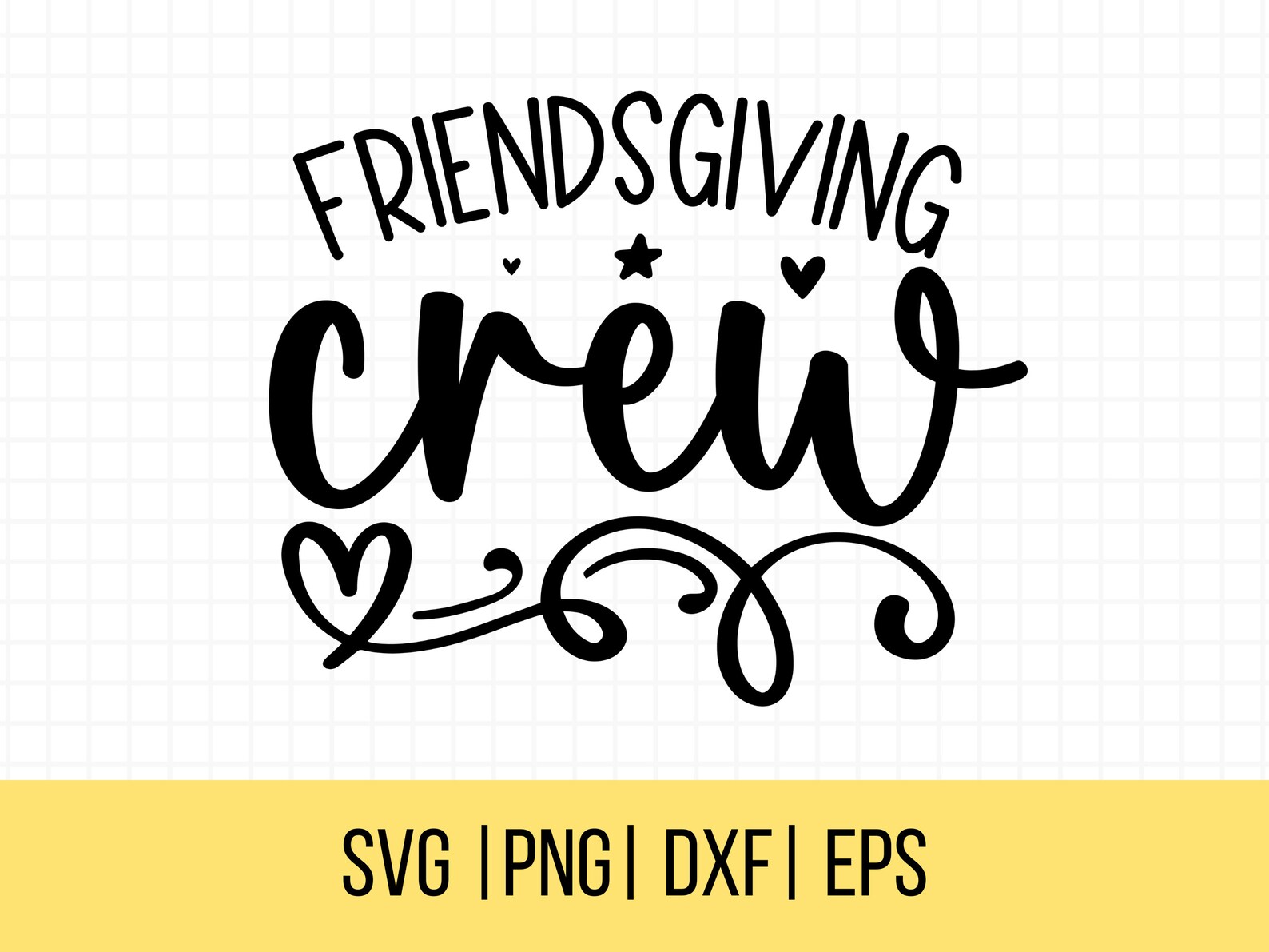 Friendsgiving 2022 SVG Thanksgiving Svg Friendsgiving Crew - Etsy