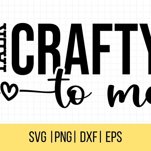 Crafting SVG, Talk Crafty To Me Svg, Craftaholic SVG,  Crafters Cut File, Commercial Use