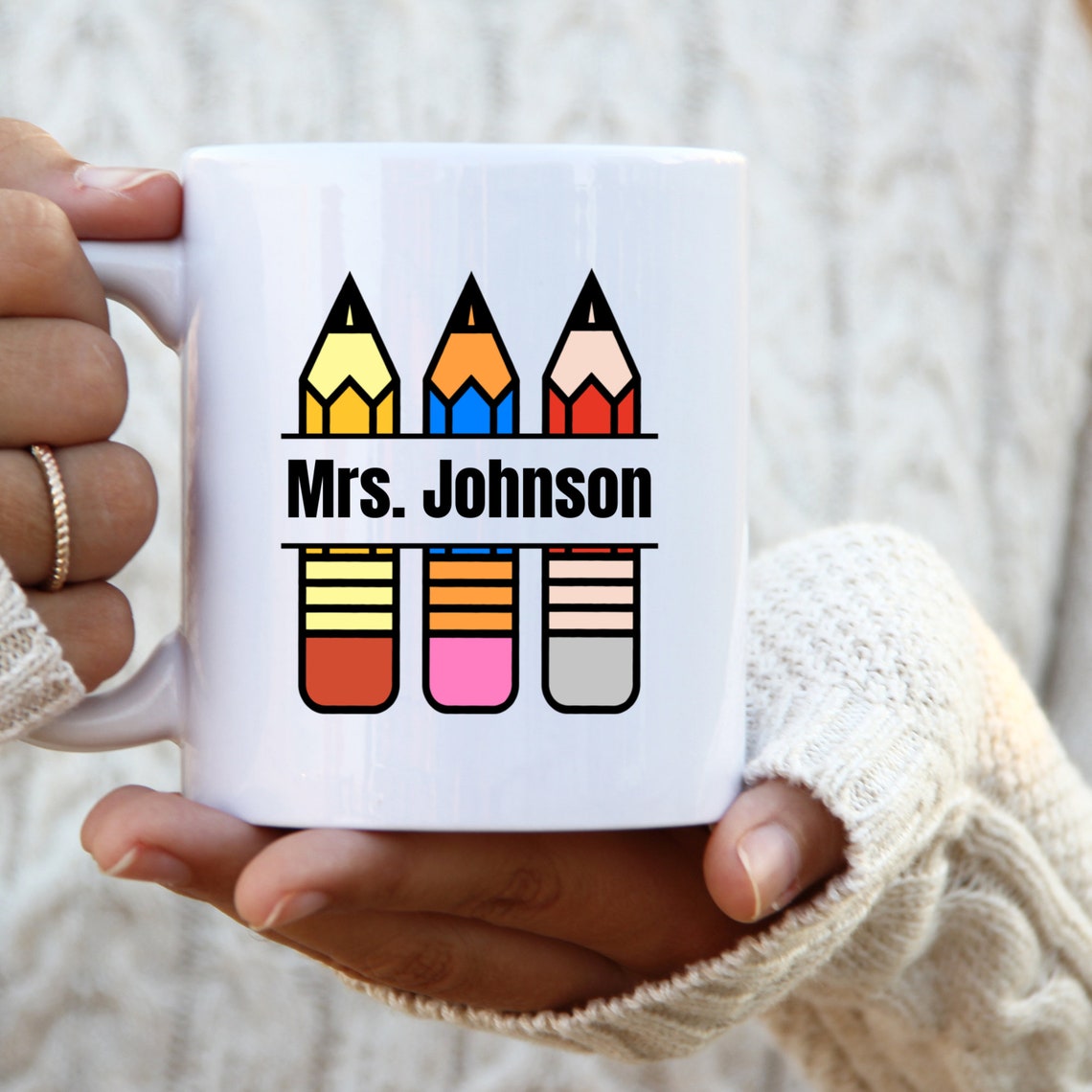 Teacher Appreciation Sublimation Png Teacher Split Monogram Etsy