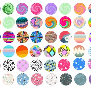 200 Car Coaster Sublimation PNG Designs, Round Png Sublimation Designs, Car Coaster Png, Sublimation Pattern Bundle image 2