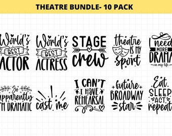 Actor SVG, Theatre SVG Bundle, Access Svg, Theater Png, Drama Svg, Free Commercial Use