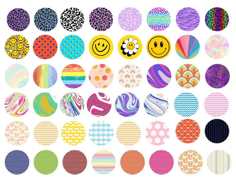 200 Car Coaster Sublimation PNG Designs, Round Png Sublimation Designs, Car Coaster Png, Sublimation Pattern Bundle image 4