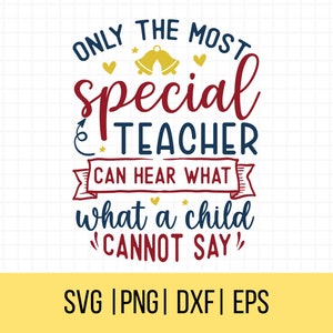 Autismus Bewusstsein SVG, SPED Lehrerin SVG, Sonderpädagogik SVG, Sped Weihnachtssvg, Spezielle Edukation Zitate, kommerzielle Nutzung