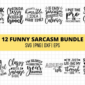 Sarkasmus SVG, sarkastische SVG-Datei, lustiges SVG-Bundle, sarkastisches SVG-Bundle, lustiges SVG, Snarky SVG, freches SVG, humorvolles SVG