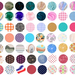 200 Car Coaster Sublimation PNG Designs, Round Png Sublimation Designs, Car Coaster Png, Sublimation Pattern Bundle image 3