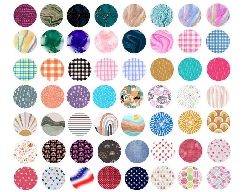200 Car Coaster Sublimation PNG Designs, Round Png Sublimation Designs, Car Coaster Png, Sublimation Pattern Bundle image 3