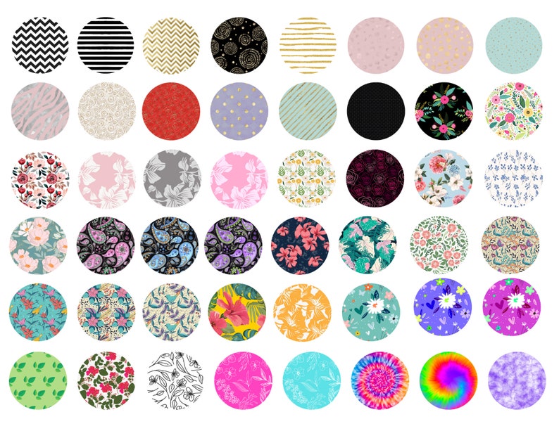 200 Car Coaster Sublimation PNG Designs, Round Png Sublimation Designs, Car Coaster Png, Sublimation Pattern Bundle image 5