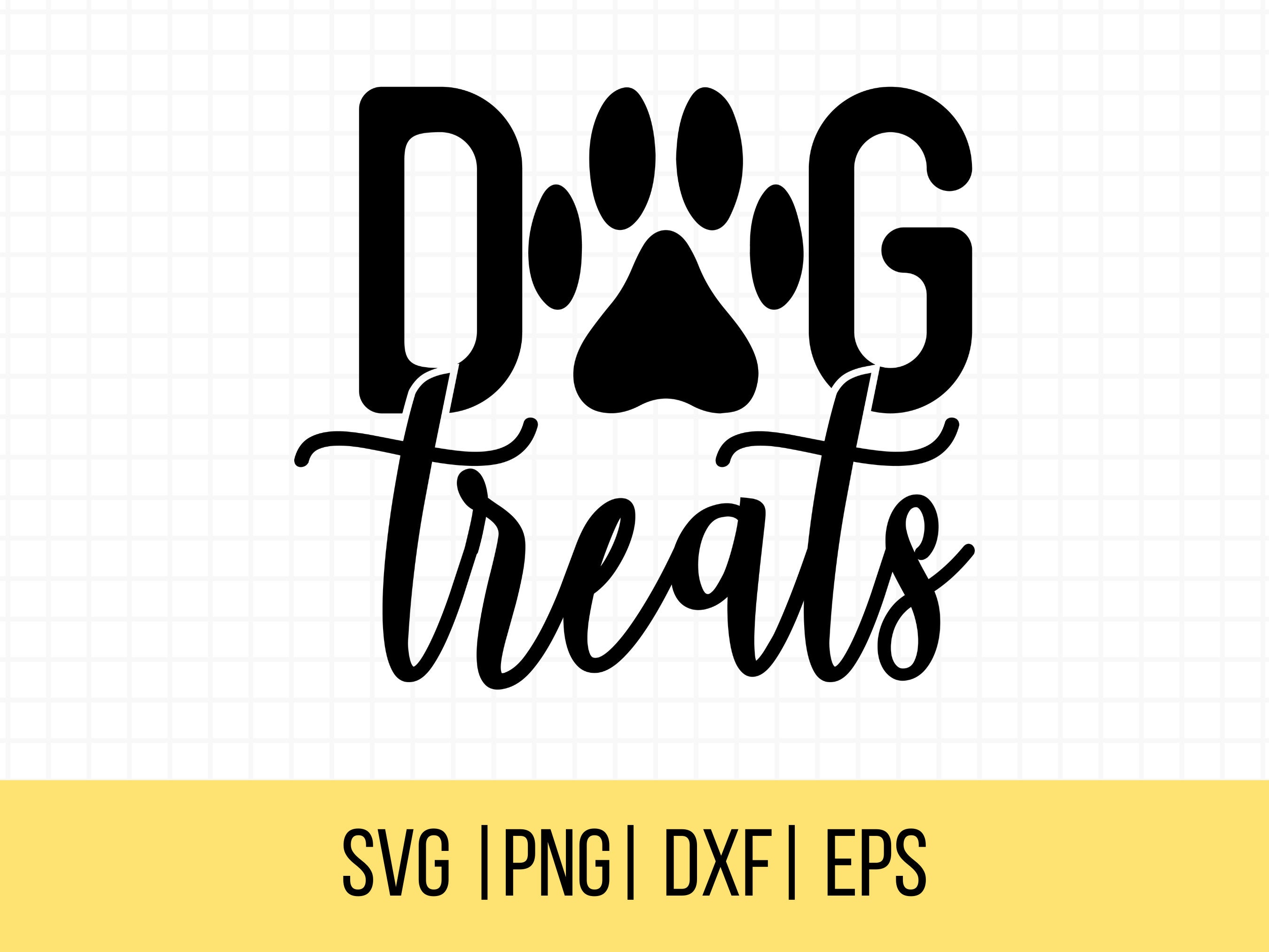 Dog Treats SVG Dog Svg Pet Treat Jar Svg Cute Dog Treats Etsy