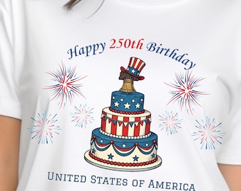250th Anniversary PNG, Birthday Cake 250 Years, Patriotic Cake PNG, We the People, 4th of July 1776-2026, America 250th Birthday Celebration