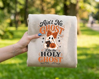 Ain't No Ghost PNG, Holy Ghost, Christian Halloween Digital Download,  Religious Autumn Vibes, Holy Spirit Digital Download,