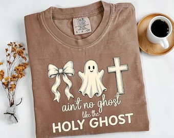 Ain't No Ghost PNG, Holy Ghost Design, Christian Halloween Digital Download,  Religious Autumn Vibes, Holy Spirit Digital Download