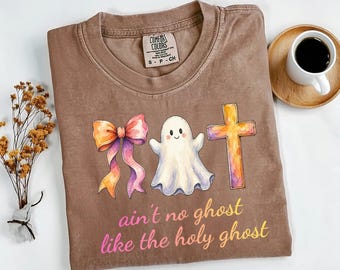 Ain't No Ghost PNG, Holy Ghost Design, Christian Halloween Digital Download,  Religious Autumn Vibes, Holy Spirit Digital Download