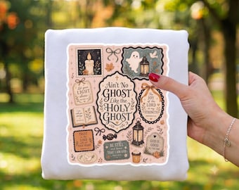 Ain't No Ghost PNG, Holy Ghost Design, Christian Halloween Digital Download,  Religious Autumn Vibes, Holy Spirit Digital Download
