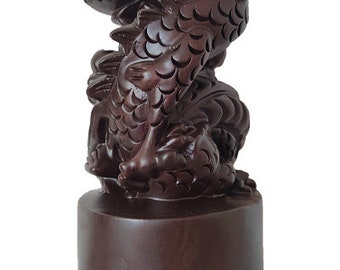 Dragons Black Minibus flower Wooden crafts Home décor Household handicrafts Traditional Chinese art Classical fittings