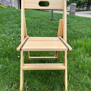 Step Stool, 4-Step folding, portable, made of the solid wood, convertible between the ladder and the chair four colors available image 6