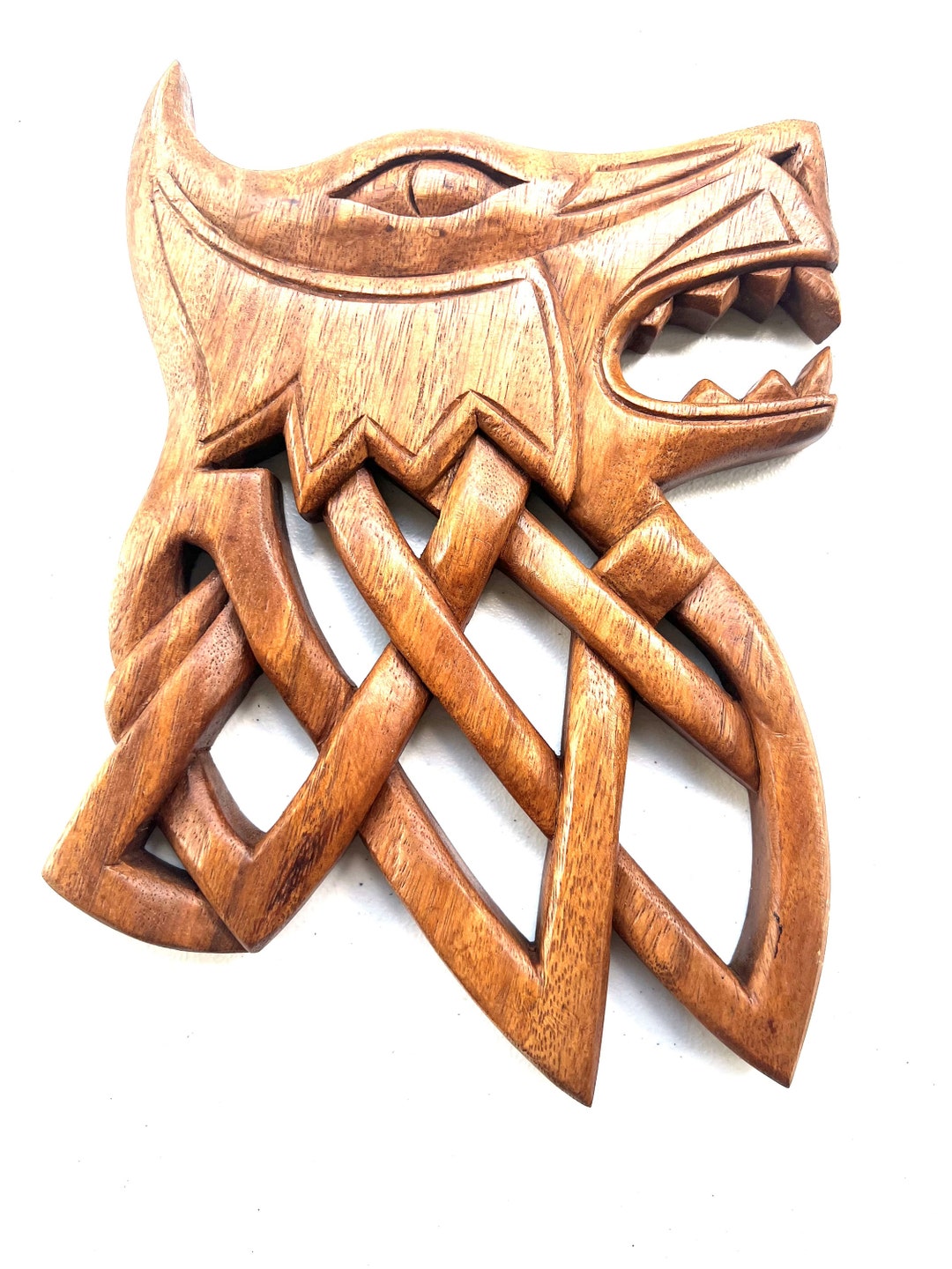 Hand Carved Viking Dragon Figurehead Frame Rustic Charm Meets Etsy