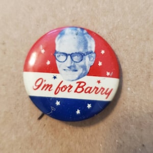 Barry Goldwater Campaign Pin