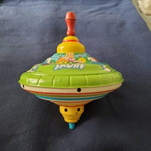 Vintage Smurfs Spinning Top B3