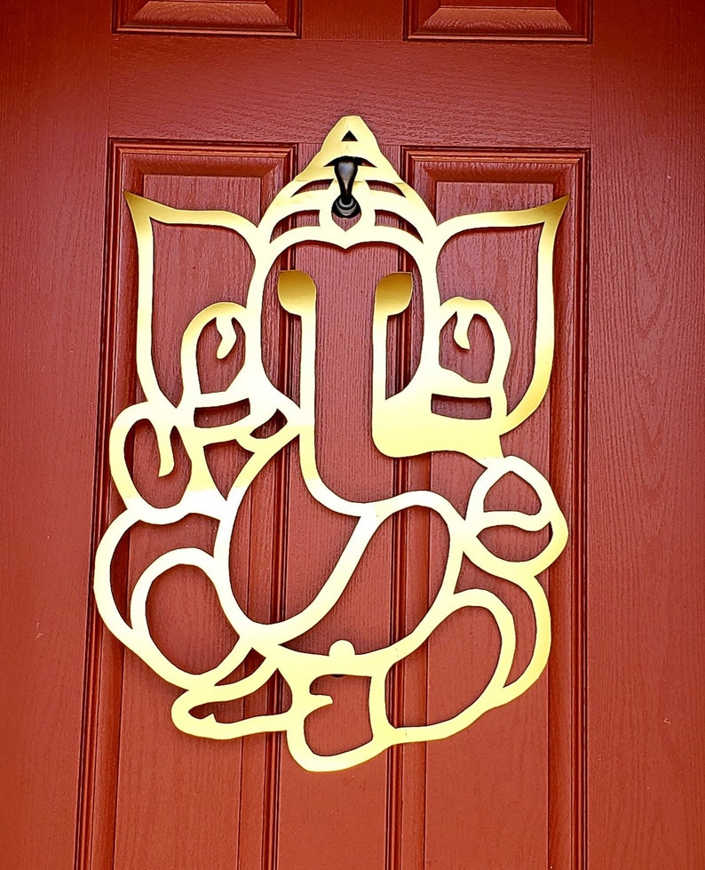 Large Ganesha Cut Out 28 INCHES TALL / Ganesh Ji Outline/ Vinayaka Cut