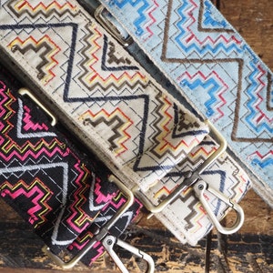 Geometric Retro Woven Replacement Crossbody Purse Strap