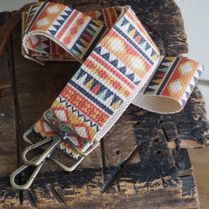 Colorful Woven Soft Crossbody Purse Strap - Style No. 10