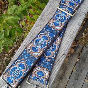 Limited!! Retro Woven Crossbody Guitar Purse Bag Strap  - Winter Toffee