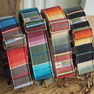 Southwest Serape Satteldecke Crossbody Baumwolle Geldbörse Strap