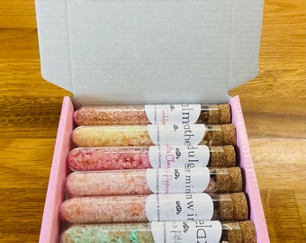 Bath salt gift box set