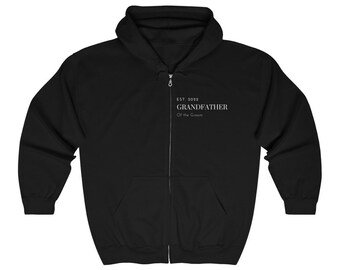 Grandpa of the Groom Zip Hoodie - Etsy