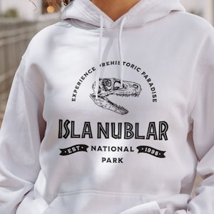 Isla Nublar National Park Hoodie: Jurassic Park Movie Sweatshirt