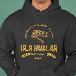 Isla Nublar National Park Hoodie: Jurassic Park Movie Sweatshirt