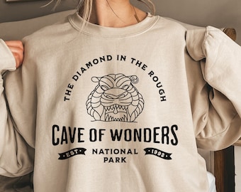 Aladdin Cave of Wonders Sweatshirt | Disney Parody National Park Design