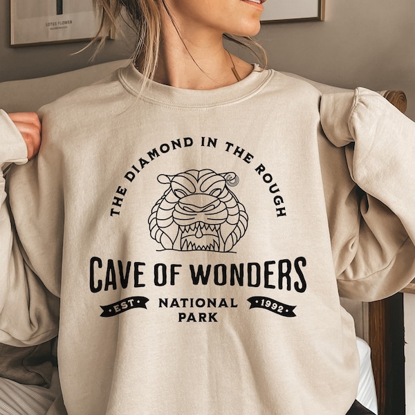 Aladdin Cave of Wonders Sweatshirt | Disney Parody National Park Sweatshirt | The Diamond in the Rough | Est 1992 | Disney Family Sweatshirt