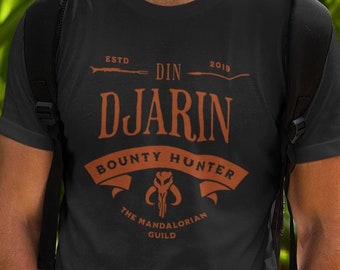 Din Djarin Bounty Hunter T-shirt - The Mandalorian T-Shirt, Star Wars T-Shirt, Vintage Mandalorian Shirt, This is the Way Shirt, Disney Tee