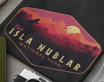 Isla Nublar National Park T-Shirt: Jurassic Park Parody Tee