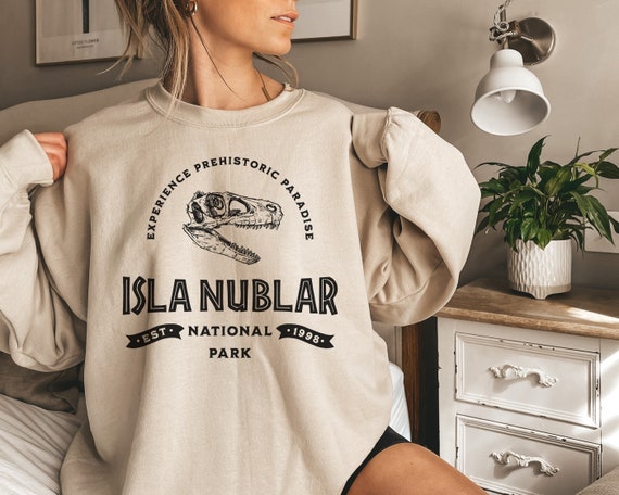 Jurassic Park Sweatshirt, Isla Nublar Sweatashirt, Movie Lover Gift,  National Park Sweatshirt, Jurassic World, Movie Shirt, Dinosaur Shirt - Etsy