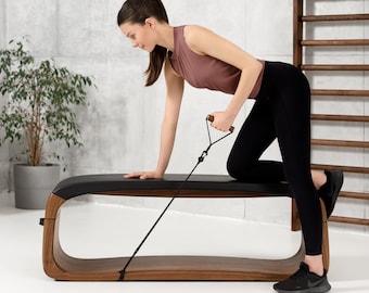 BRIDGE™ Workout Bench - Wooden Weight Bench, High End Gym Bench, Premium Home Gym Equipment