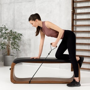 BRIDGE™ Workout Bench - Wooden Weight Bench, High End Gym Bench, Premium Home Gym Equipment