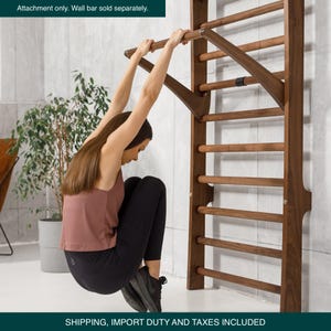 REED™ Pull Up Bar Attachment - Premium Chin Up Bar, Luxury Home Gym Equipment