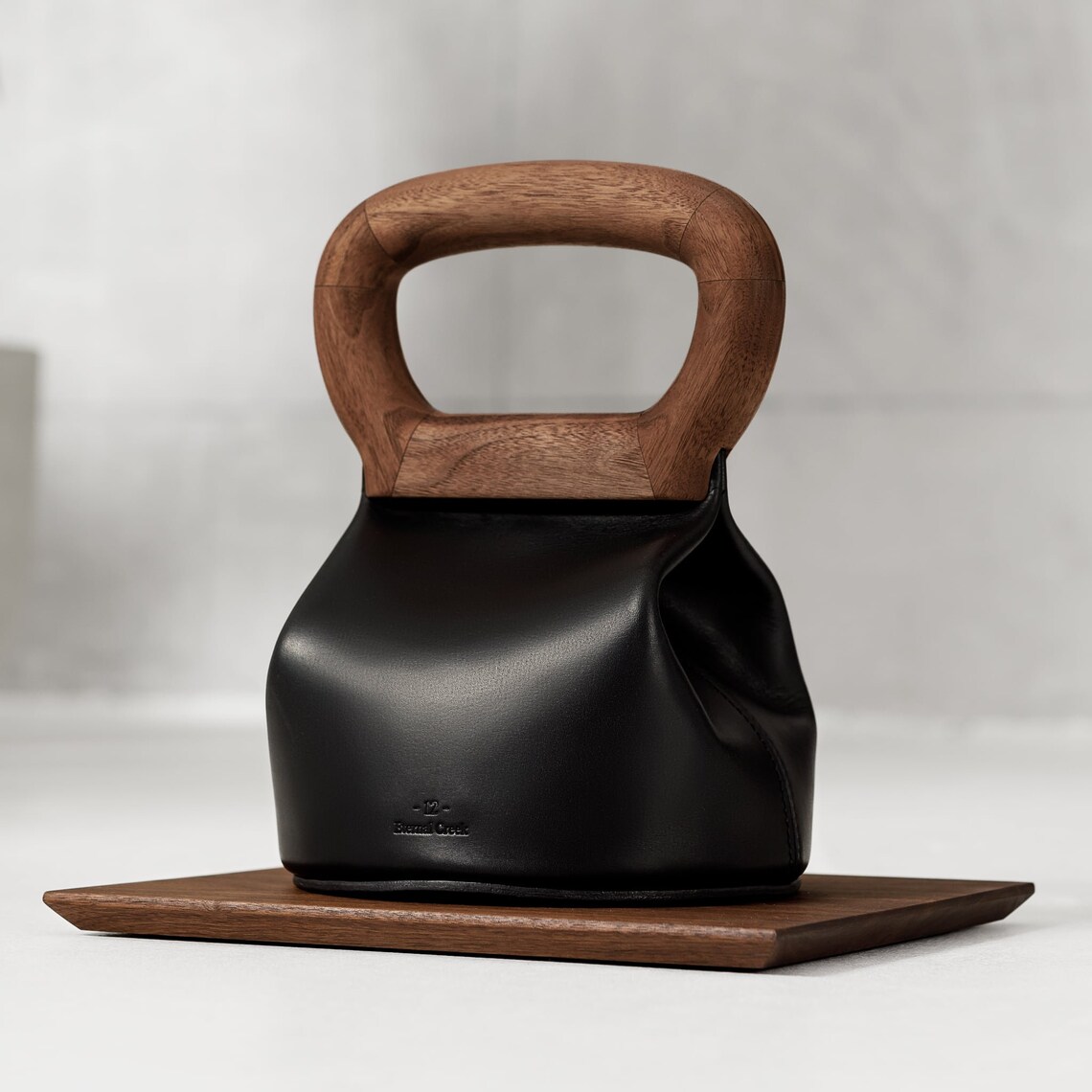 Premium Leather Kettlebell Designer Kettlebell Exercise Etsy